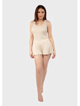 DKaren Sport DKaren Sport Dres DK-K-P1 Beżowy Classic Fit