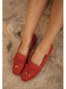 Marco Shoes Marco Shoes Mokasyny 2593P-053-1 Czerwony