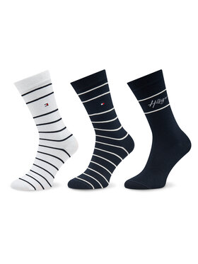 Tommy Hilfiger Tommy Hilfiger 3er-Set hohe Herrensocken 701222655 Bunt