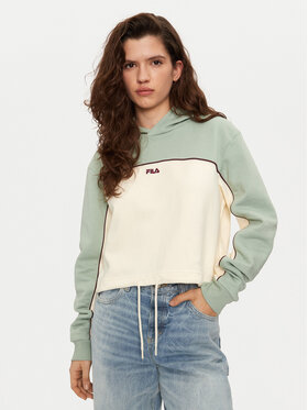 Fila Fila Majica dugih rukava Laagna FAW0907 Zelena Regular Fit