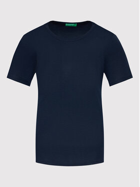 United Colors Of Benetton United Colors Of Benetton T-Shirt 3GA2E16A0 Granatowy Regular Fit