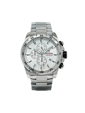 Festina Festina Zegarek Chrono Sport 20463/1 Srebrny