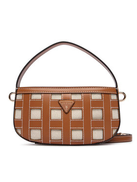 Guess Guess Kabelka Frankie Mini HWWG97 36770 Hnědá