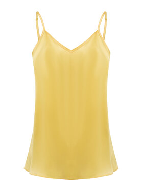 Cat&Cat Cat&Cat Top jedwabny Žlutá Regular Fit
