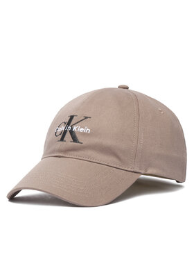 Calvin Klein Calvin Klein Baseball sapka Monologo Embroidery Baseball Cap LV04G5004G Bézs