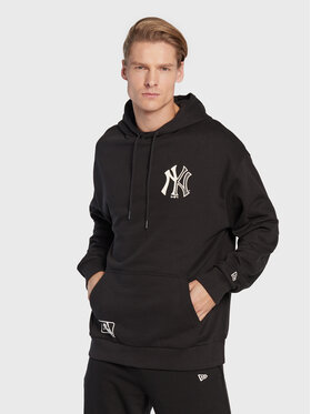 New Era MLB New York Yankees Team Logo Hoodie 60284625, Mens, hoodie,  Black/White, L