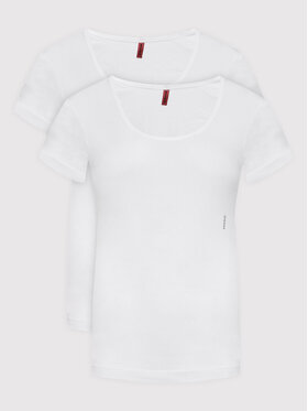 HUGO Hugo Set 2 majice Twin 50469660 Bijela Regular Fit