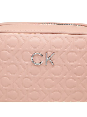 Calvin Klein Ročna Torba Re-Lock Camera Bag Emb Mono K60K610199 Roza