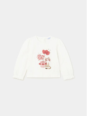 Mayoral Mayoral Blusa 1015 Écru Regular Fit