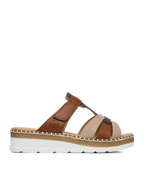 Rieker Rieker Παντόφλες CEO-V1291-90 Ανοιχτό καφέ