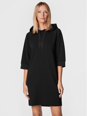Sisley Sisley Strickkleid 4IPRLV01T Schwarz Regular Fit