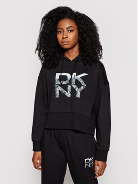 DKNY Sport DKNY Sport Pulóver DP1T8011 Fekete Regular Fit