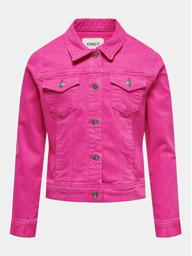 Kids ONLY Kids ONLY Jeansová bunda Amazing 15246120 Růžová Regular Fit