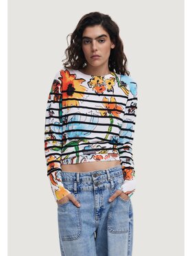Desigual Desigual Pulover 25SWJF21 Colorat Regular Fit