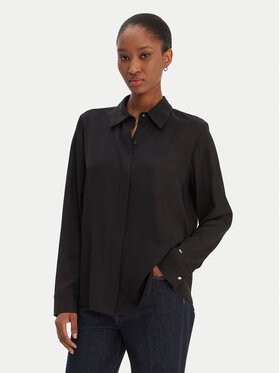 Tommy Hilfiger Tommy Hilfiger Cămașă WW0WW48180 Negru Regular Fit
