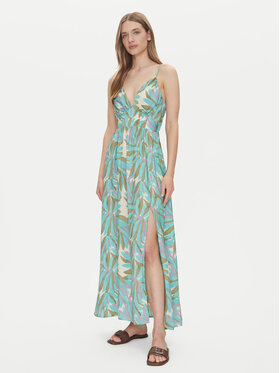 ONLY ONLY Sukienka letnia Ayo 15349299 Zielony Regular Fit