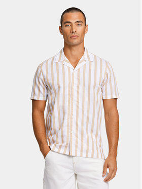 Lindbergh Lindbergh Cămașă 30-203321 Bej Relaxed Fit