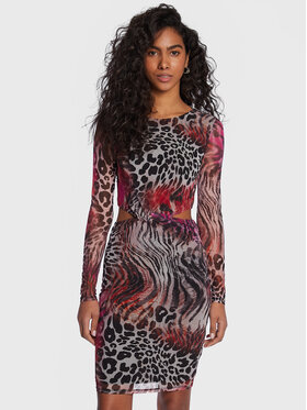 Guess Guess Kleid für den Alltag W3RK75 KBAH2 Bunt Slim Fit