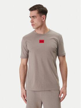 HUGO HUGO T-Shirt Diragolino212 50447978 Béžová Regular Fit