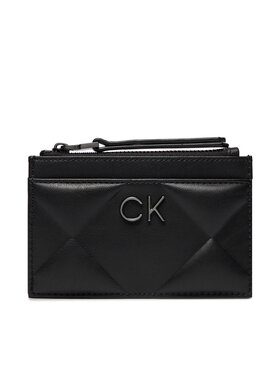 Calvin Klein Calvin Klein Etui pentru carduri Re-Lock Quilt Cardholder K60K611372 Negru