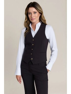 Lancerto Lancerto Kamizelka Antonella KA073126000014 Brązowy Regular Fit