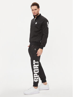 Plein Sport Plein Sport Спортивний костюм Jogging Tracksuit: Top/Trousers AACC MJJ0606 SJO002N Чорний Regular Fit