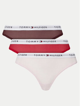Tommy Hilfiger Tommy Hilfiger Komplet 3 par stringów UW0UW05532 Kolorowy