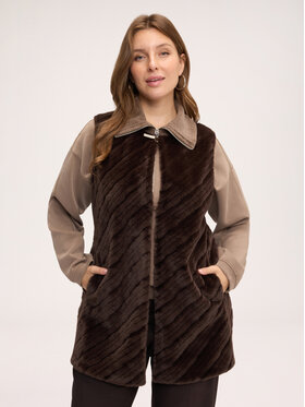 Fiorella Rubino Fiorella Rubino Cappotto invernale S061E003978N022 Marrone Regular Fit