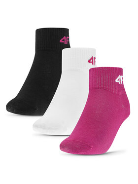 4F 4F 3er-Set niedrige Kindersocken 4FJWAW23USOCF228 Bunt
