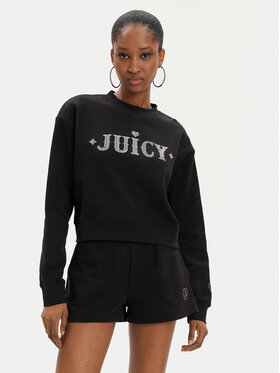 Juicy Couture Juicy Couture Majica dugih rukava Cristabelle Rodeo JCBAS223824 Crna Regular Fit