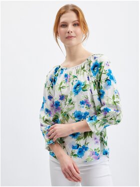 Orsay Orsay Bluzka 619143458000__36 Fioletowy Regular Fit
