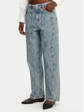 HUGO HUGO Jeansy Leni 50531726 Niebieski Loose Fit