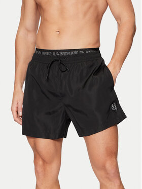 KARL LAGERFELD KARL LAGERFELD Pantaloncini da bagno A1M46058 Nero Regular Fit