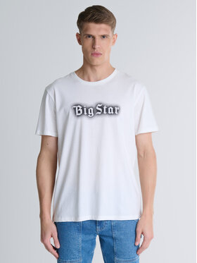 BIG STAR BIG STAR T-Shirt SEDDEL_100_150 Biały Oversize