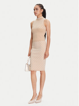 Guess Guess Φούστα pencil W4BD53 Z37K0 Μπεζ Regular Fit