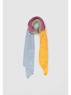 Pieces Pieces Sciarpa PCPYRON STRUCTUR NEW BLOCK LONG SCARF Giallo