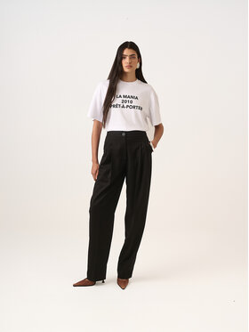 La Mania La Mania Bluzka PRET A PORTER Biały Classic Fit