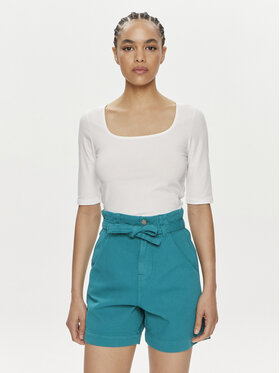 United Colors Of Benetton United Colors Of Benetton Bluse 3903D4014 Weiß Slim Fit
