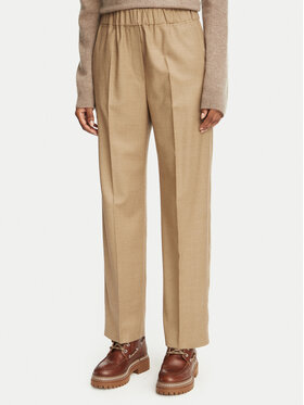 Weekend Max Mara Weekend Max Mara Текстилни панталони Hateley 2625136042 Кафяв Regular Fit