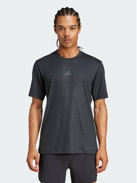 adidas adidas Koszulka techniczna PrimeLift 3-Stripes Tee Czarny Slim Fit
