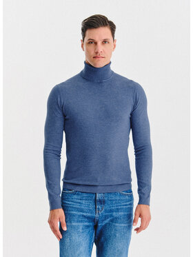 Pako Lorente Pako Lorente Sweter P25WN-2X-032 Niebieski Classic Fit