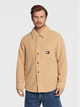 Tommy Jeans Tommy Jeans Cappotto in shearling Modern DM0DM15133 Beige Regular Fit