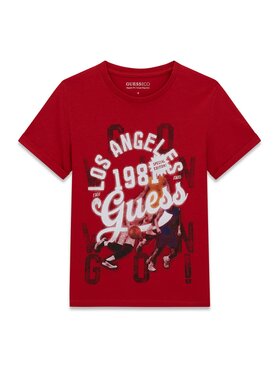 Guess Kids Guess Kids T-Shirt 183145 Červená Classic Fit