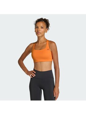 adidas adidas Biustonosz sportowy 159168 Pomarańczowy