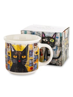 MIAhome MIAhome Kubek porcelanowy w pudełku 400 ml GAGATEK Biały