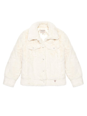 Guess Guess Cappotto in shearling J5YL18 K8BV0 Écru Regular Fit