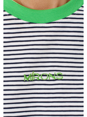 Mirons Mirons Longsleeve Print Granatowy Regular Fit