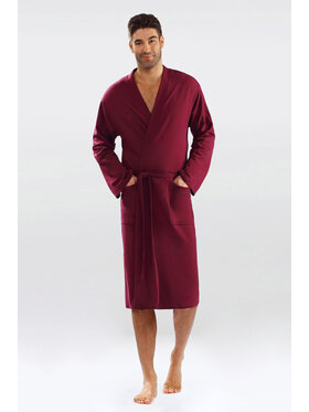 DKaren Lingerie DKaren Lingerie Szlafrok Harry Męska Bordowy