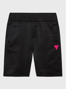 Guess Guess Sportske kratke hlače L3RD04 KBIH2 Crna Regular Fit