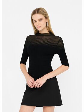 Liu Jo Liu Jo Sweter CF5075MS99E22222 Czarny Slim Fit